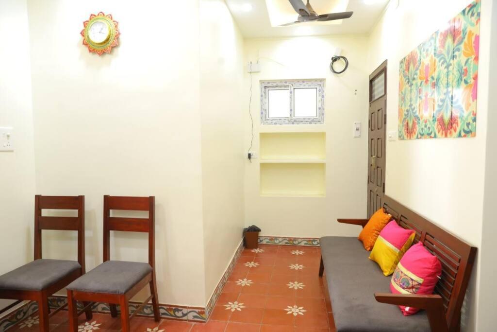 Heritage Home With 2 Bed/2 Bath With Kitchen In A Residential Neighborhood. Madurai Luaran gambar